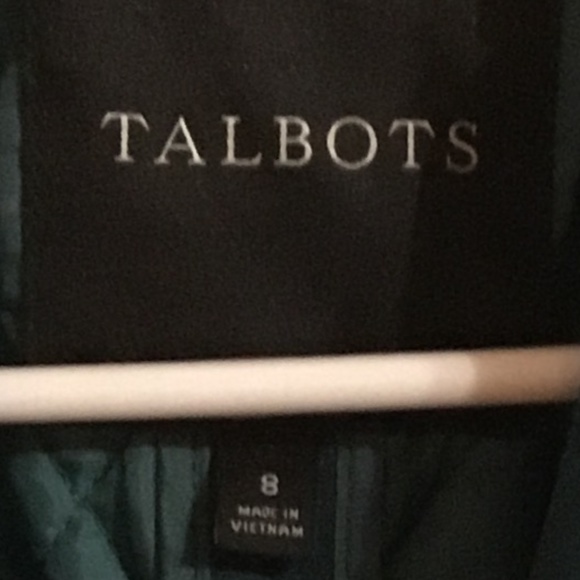 Like New Talbots Teal Coat - Picture 6 of 6